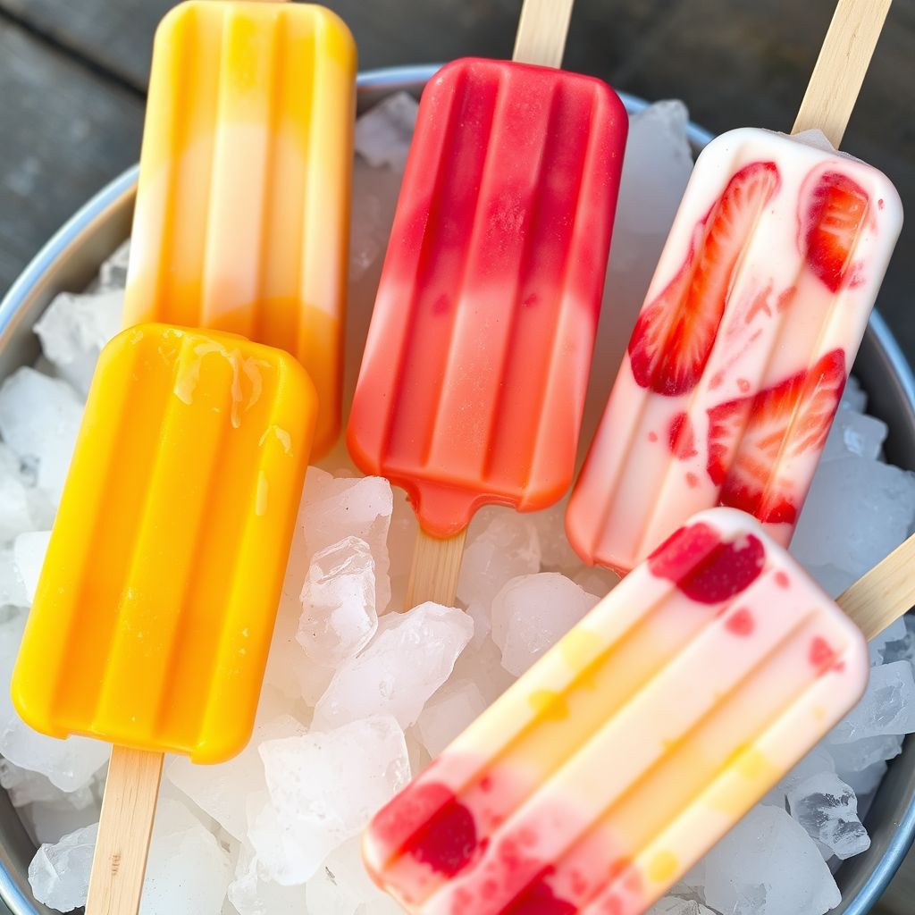 Colorful Mexican paletas